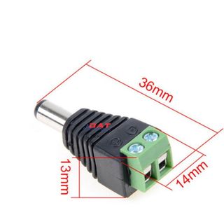 Jack DC - Domino 2 pin 5.5x2.1mm