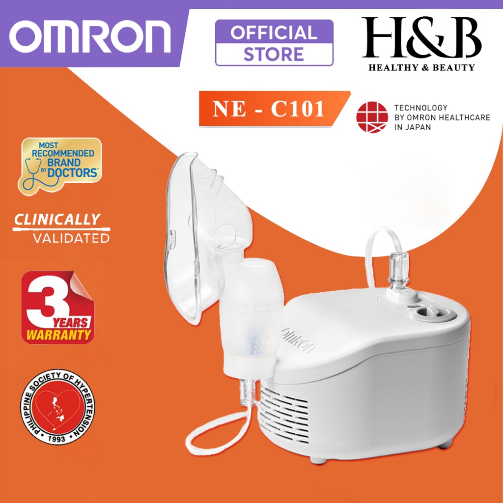 Máy Xông Mũi Họng , Khí Dung Omron NE-C101 | Hỗ Trợ Điều Trị Các Bệnh Về Đường Hô Hấp