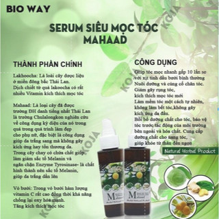 Serum kích mọc tóc Bio Way MAHAAD Lakoocha Serum 120ml - Thái Lan