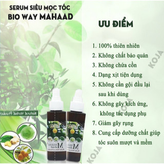 Serum kích mọc tóc Bio Way MAHAAD Lakoocha Serum 120ml - Thái Lan