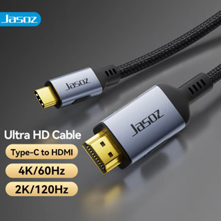 Dây cáp Type C sang HDMI 4K 60Hz Jasoz, USB C to HDMI, chất lượng hình ảnh sắc nét, hàng chính hãng