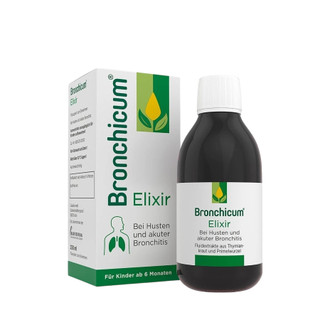 Siro ho, long đờm BRONCHICUM ELIXIR Đức cho bé từ 6 tháng