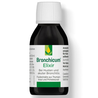 Siro ho, long đờm BRONCHICUM ELIXIR Đức cho bé từ 6 tháng