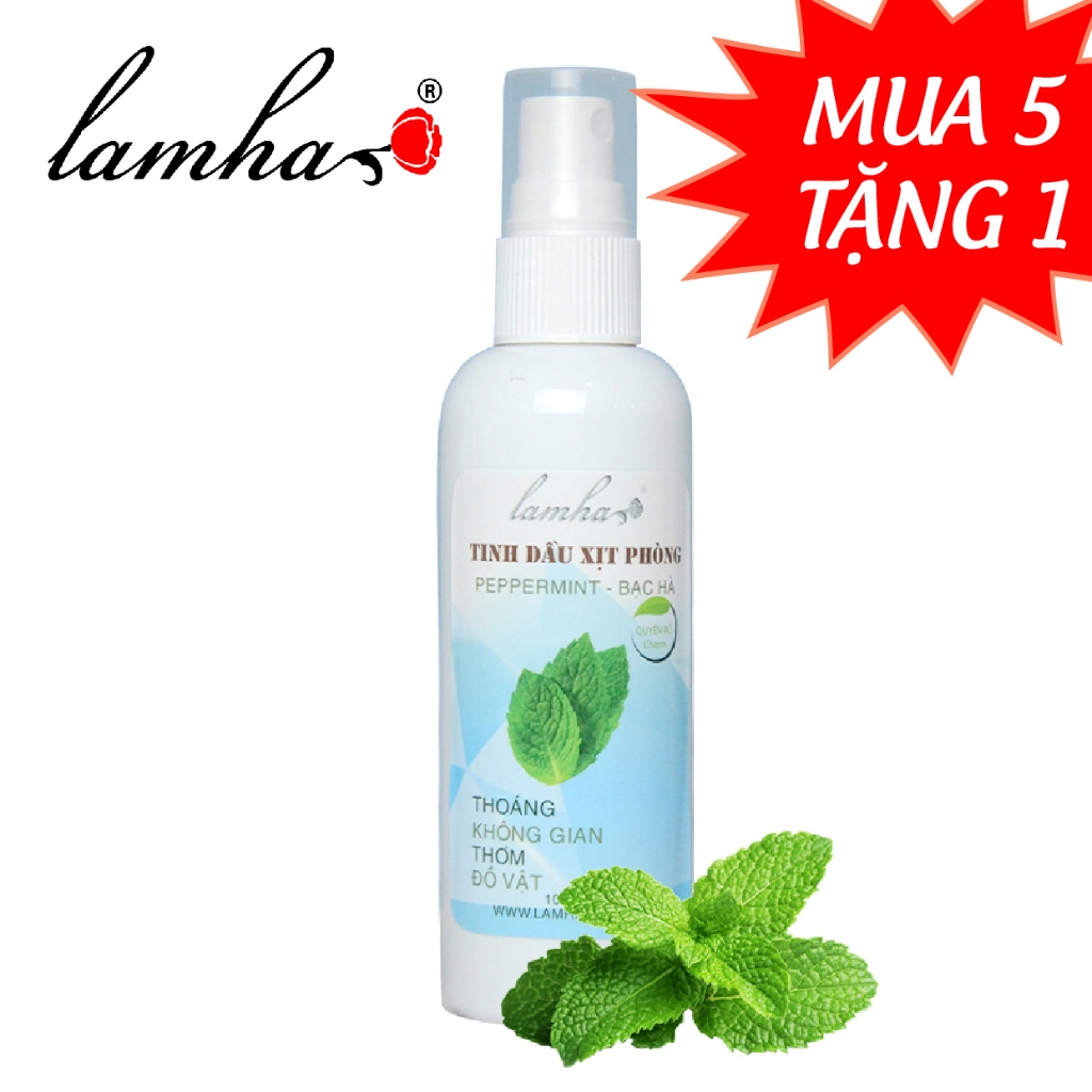 Tinh dầu xịt phòng Bạc Hà LAMHA 100ml