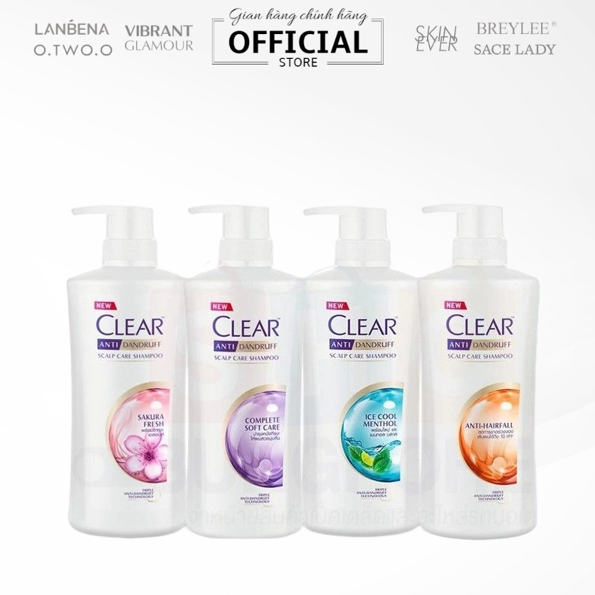 Dầu gội Clear Thái unisex 450ml
