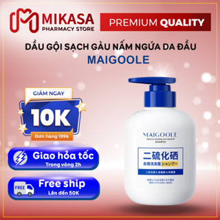 Dầu Gội Giảm Nấm Ngứa Da Đầu MAIGOOLE, Dầu Gội MAIGOOLE, Sạch Gàu, Nấm, Tóc Suôn Mượt Chắc Khoẻ, Bồng Bềnh