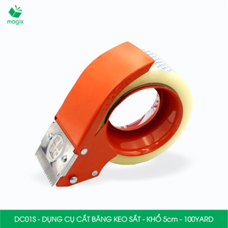  DC01S - Đồ cắt băng keo sắt khổ 5cm loại 100yard - Dụng cụ cắt băng keo dao cắt băng dính 