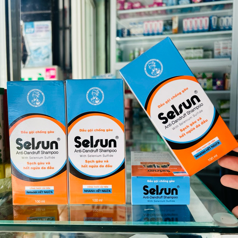 Dầu Gội Sạch Gàu và Hết Ngứa Da Đầu Selsun - chai 100ml