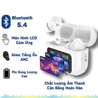 Tai Nghe Bluetooth Hoco EW72 Màn Hình Cảm Ứng Điều Khiển - Chống Ồn ANC Có Mic Đàm Thoại