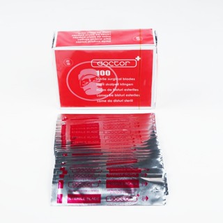 {Hộp 100 cái} Hộp lưỡi dao mổ dùng trong y tế tiểu phẫu các số doctor
