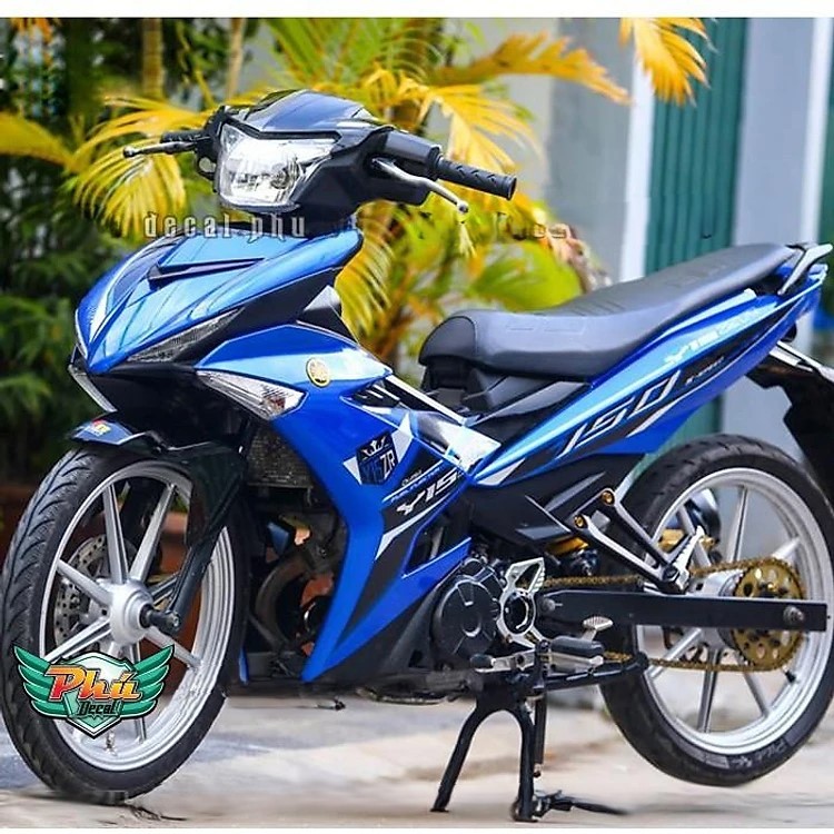 Tem rời EX 150  xanh đen trắng Y15ZR -1