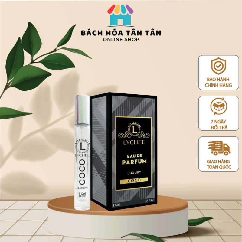 Nước Hoa Lychee Colico 12ml Chính Hãng Hương Thơm Tự Nhiên , Lưu Hương Lâu