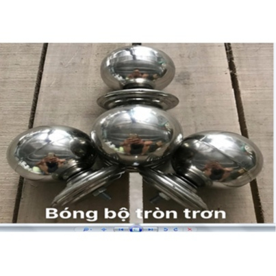 1 Quả bóng bộ tròn trơn phi 60 mm, đế phi 70mm