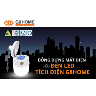 Bóng đèn tích điện Đèn LED tích điện G8 HOME có thể thay pin được
