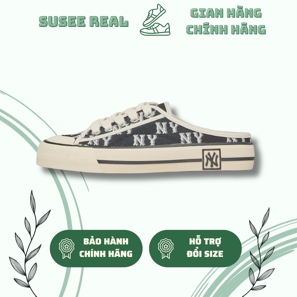 [CHÍNH HÃNG] MLB chính hãng, MLb Mule Monogram 2023, dễ đi chuẩn auth backdoor