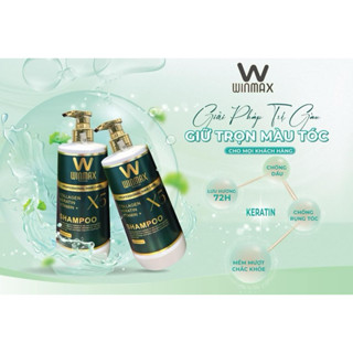 Dầu Gội Xả Winmax 800ml Ngăn Tóc Gãy Rụng hương ước hoa lưu hương 72h