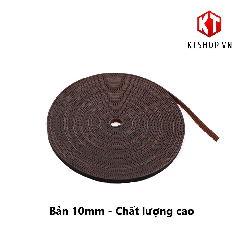 Dây đai nâu GT2 chất lượng cao bản 10mm