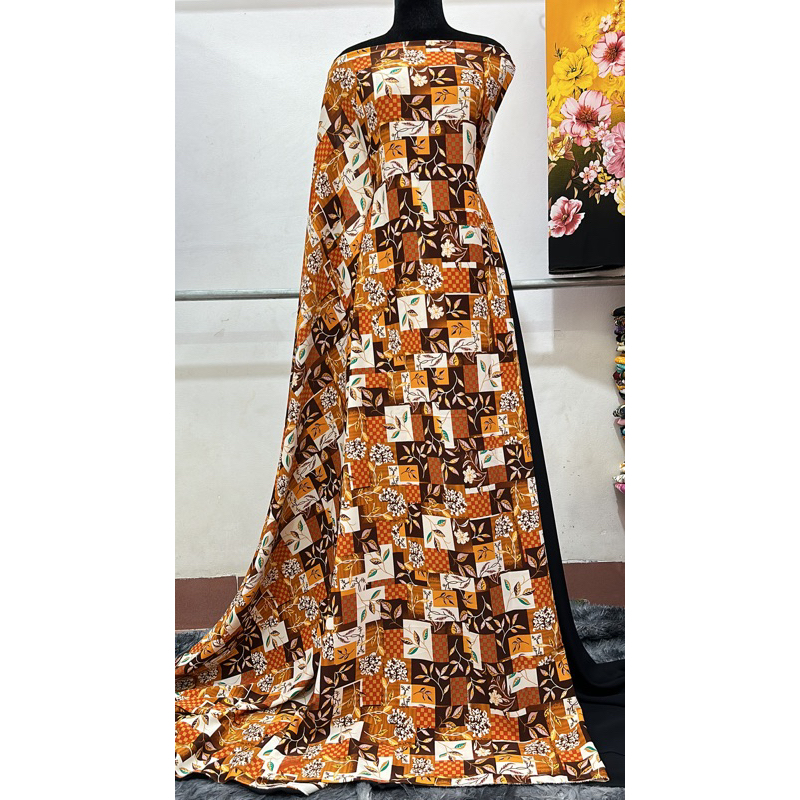 Vải áo dài lụa mango loại 1