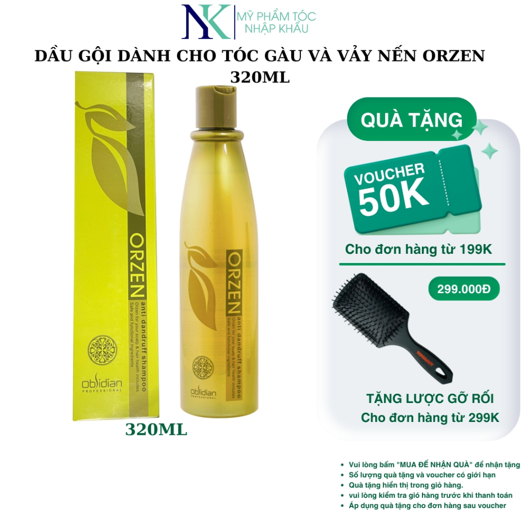 Dầu gội dành cho tóc gàu và vảy nến Orzen 320ml