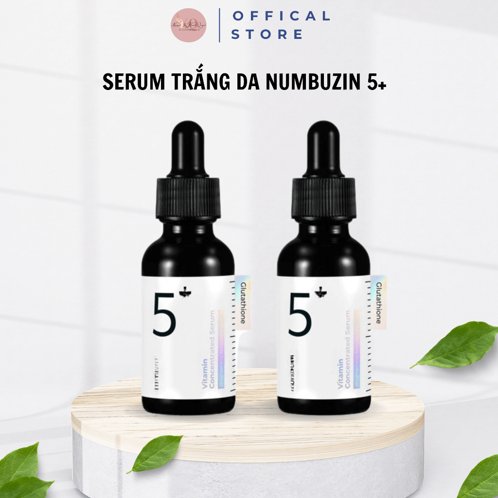 Serum tinh chất dưỡng trắng, mờ thâm Numbuzin 5+
