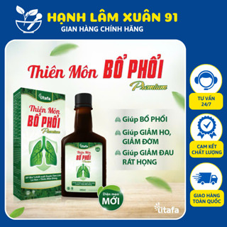 Thiên Môn Bổ Phổi Premium 280ml Hỗ Trợ Bổ Phổi,Giảm Ho,Giảm Đờm,Đau Rát Họng