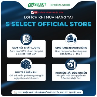 Dao Cạo Râu 3 Lưỡi S Select Nhật Bản (6 Chiếc/Gói)