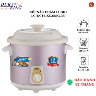Nồi nấu chậm thương hiệu LUGIO Model LG-KC15 (1.5L)/LG-KC25 (2.5L)/LG-KC35 (3.5L)