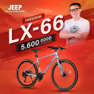 Xe Đạp Jeep Thể Thao FREEDOM LX66 – Phanh đĩa, Bánh 700C, Khung Hợp Kim Nhôm Siêu Nhẹ