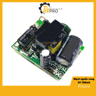Mạch nguồn xung mini 12V 400mA 700mA 5V chất lượng tốt - Linh kiện Fixpro