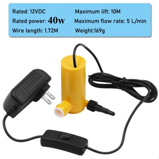 Máy bơm mini chìm 12v dùng cho máy cắt rãnh tường 40w - máy bơm mini cắt mài rãnh đá