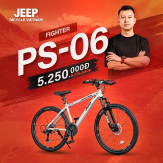 Xe Đạp Jeep Thể Thao Địa Hình PS-06 Phanh đĩa cơ, Khung Hợp Kim Magie, Bánh 27,5 inch