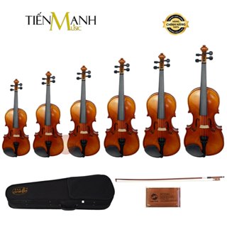 [Chính Hãng, Gỗ Thịt] Đàn Violin Omebo RV205 Size 4/4, 3/4, 1/2, 1/4, 1/8, 1/10, 1/16 - Vĩ Cầm RV-205