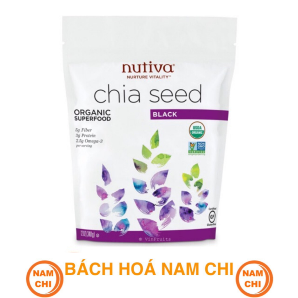 [COMBO 2 TÚI] Hạt Chia Mỹ NUTIVA 907g