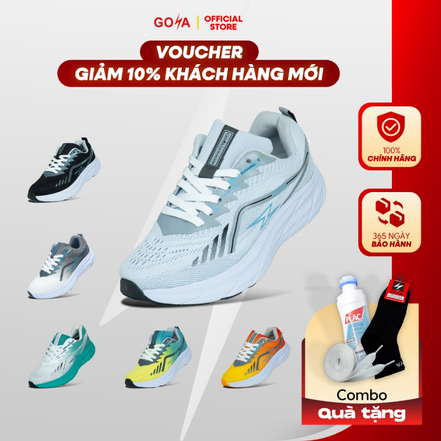 Giày thể thao chạy bộ nam nữ Goya Plus năm 2024 XV1