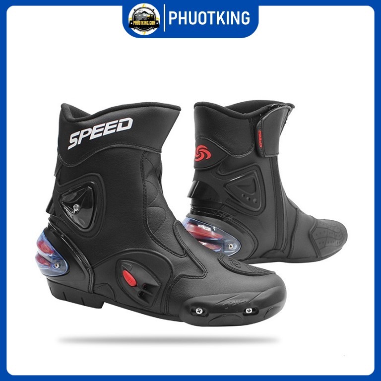 Giày bảo hộ moto Speed cổ lửng - PHUOTKING