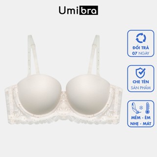 Áo Lót Cup Ngực Có Gọng Đệm Mỏng Gom Nâng Vòng 1 Định Hình Tạo Khe Umibra AN82