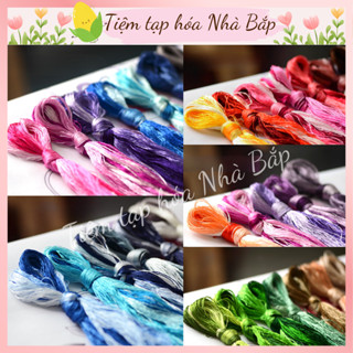 Set 8 Màu Chỉ Tơ Bóng Tô Châu Cao Cấp