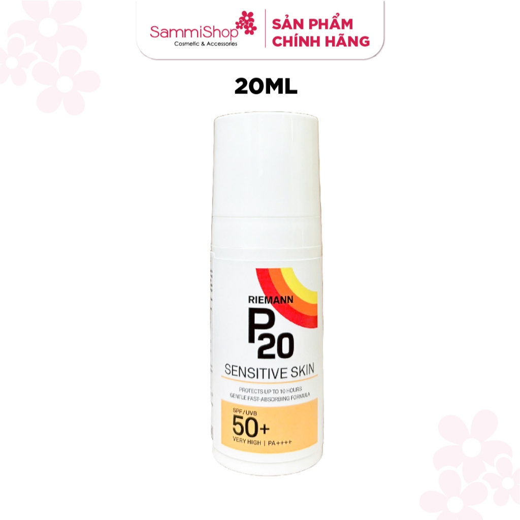[HÀNG TẶNG KHÔNG BÁN] 01 QT Riemann P20 Kem chống nắng Sensitive Skin SPF50+ PA++++ 20ml