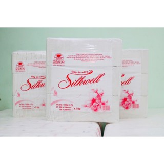   Combo Khăn Giấy Giá Rẻ  Giấy Gấp Rút SilkWell – Dành Cho Nhà Hàng Quán Ăn – Giấy Tái Chế Dai 