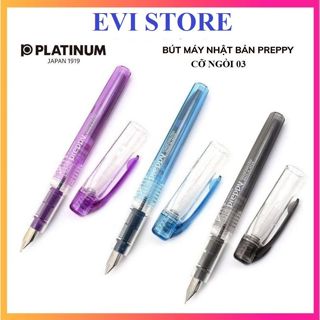 Bút máy Nhật Bản Platinum Preppy ngòi F03 / Bút mực thế hệ mới tặng kèm 1 ống mực cùng màu bút