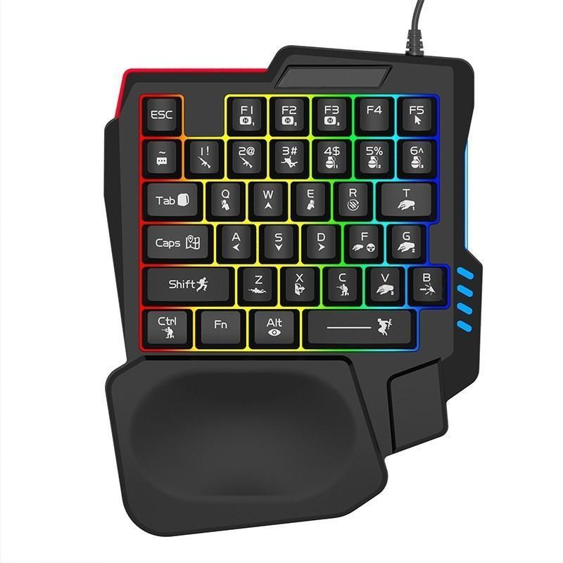 BÀN PHÍM 1 TAY GAMING SK58 KẾT NỐI MOBILE  PC Full LED