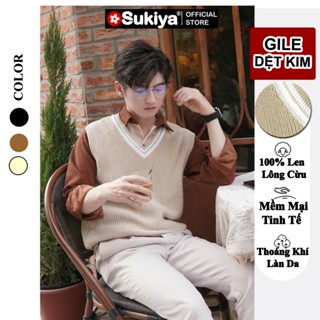 Áo Len Ghile Nam SUKIYA Chất Len Lông Cừu Dày Dặn Hàng Cao Cấp AL83