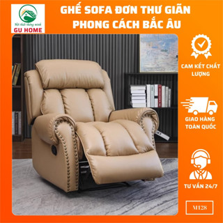 Ghế Sofa Đơn Thư Giãn Cao Cấp, Ghế Sofa Làm Nail Và Làm Mi, Ghế Spa, Ghế Sofa Sang Trọng M202