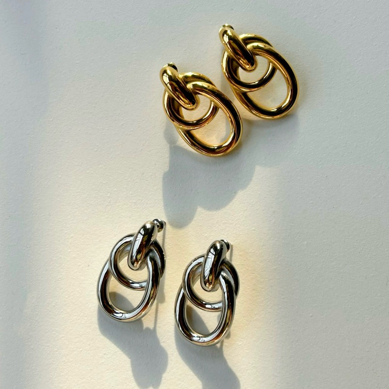 Hoa tai hình học nhiều lớp - Olivia’s Stuff