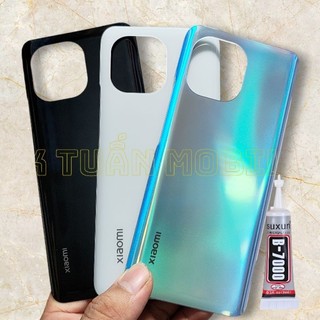 Nắp lưng Mi 11 / Nắp lưng Mi11 chất liệu kính lk loại 1 tặng keo dán