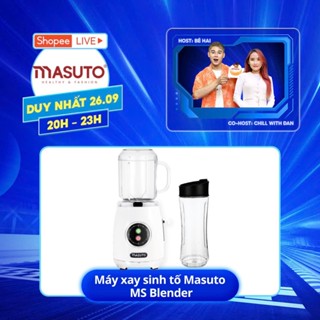  Máy Xay Sinh Tố Thể Thao Máy Xay Masuto 2 cối  Máy Xay Smoothie Healthy Xay Được Đá Viên - Bảo Hành 12 Tháng 1 Đổi 1 