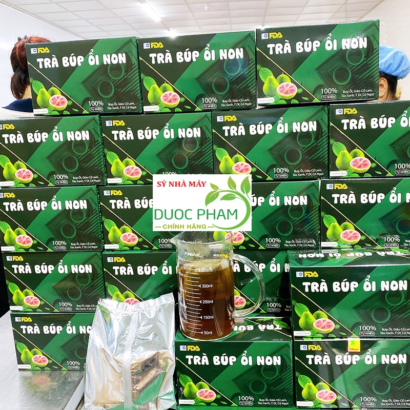 Trà lá ổi túi lọc từ búp ổi non - giúp Tan mỡ giảm cân, ngừa tiểu đường ( hộp 50 gói)