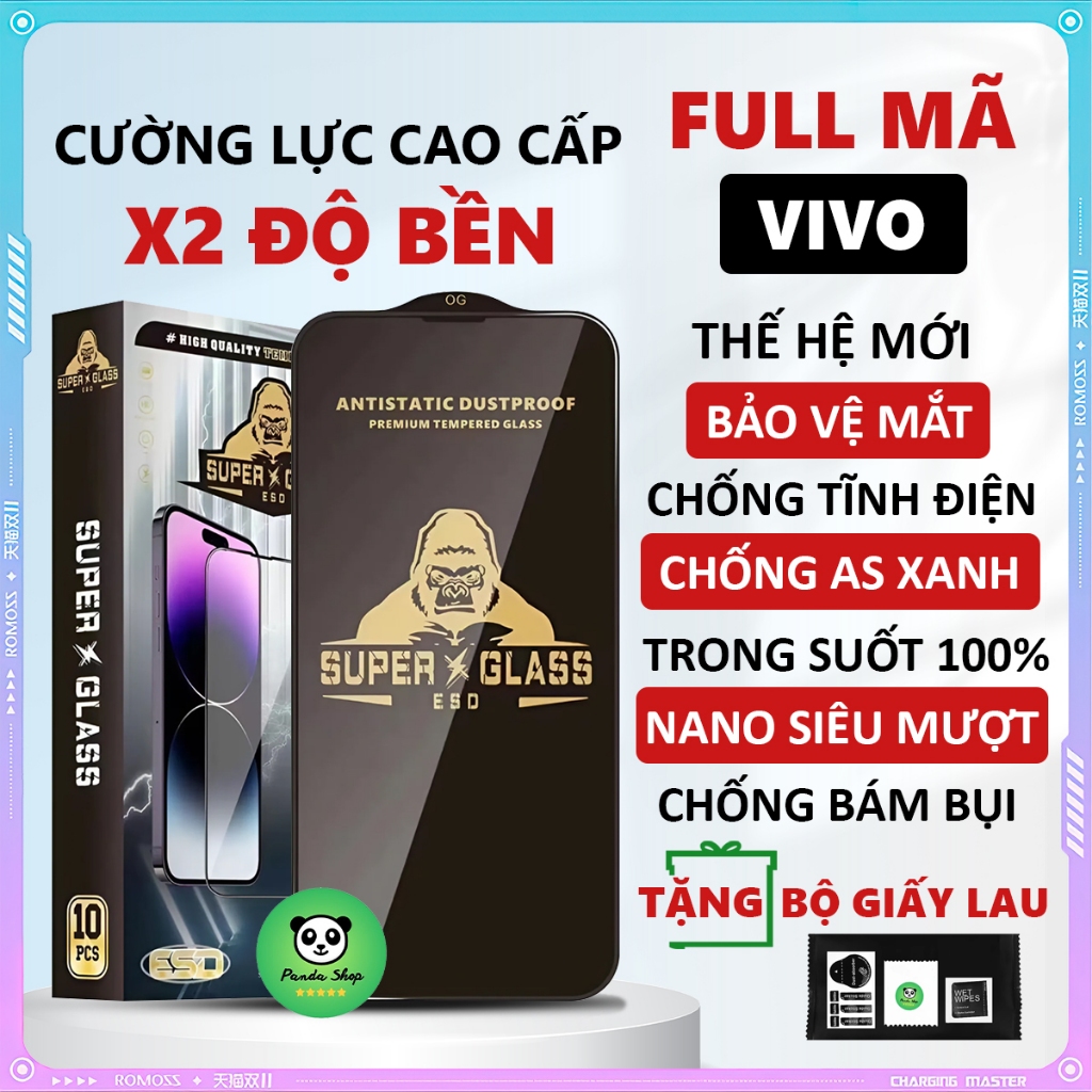 Kính cường lực Vivo IQOO 13, 7,9,10,11,Z1,Z3,Z5X,Z6,Z6Lite,Z8X,,IQoo Neo 3,NEO5,NEO6,NEO7,NEO8,NEO9,NEO9S, Z9, Z9 turbo
