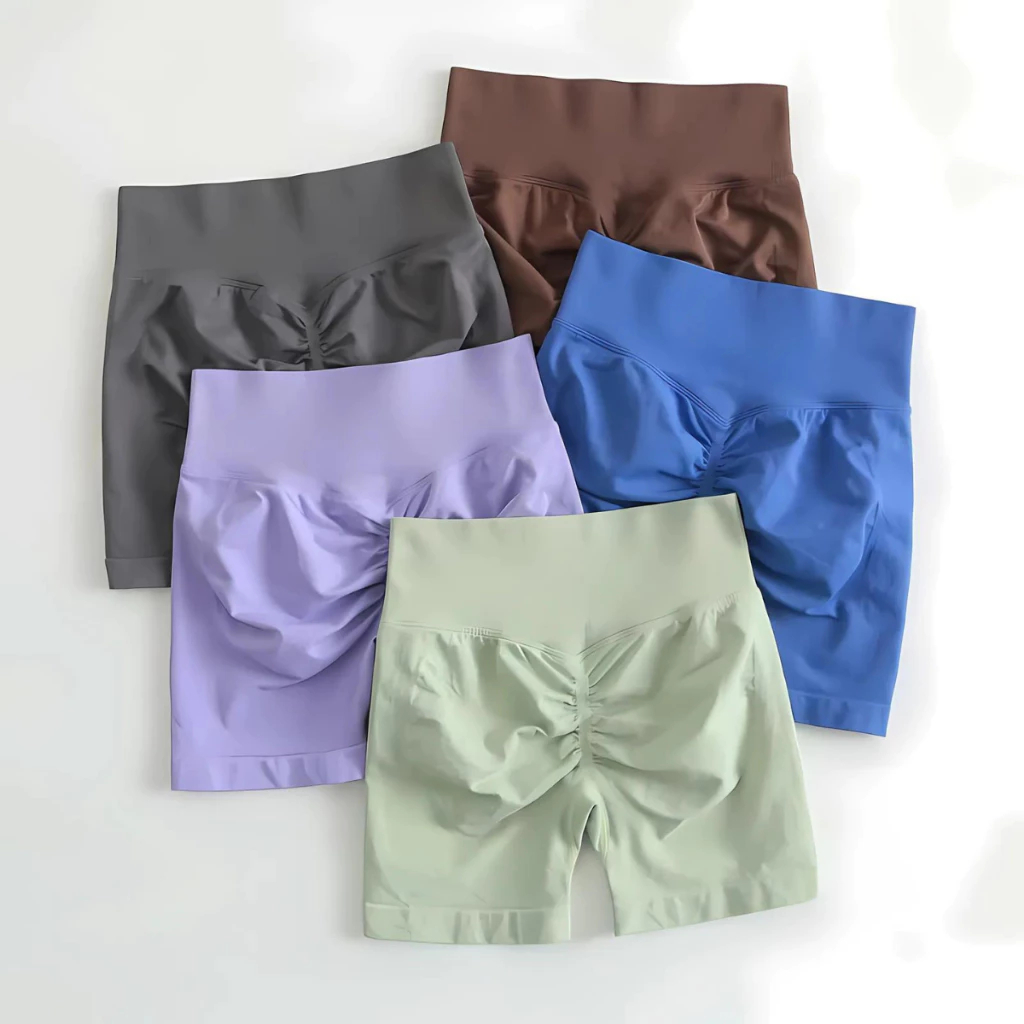 Quần legging đùi nữ cạp cao gen bụng tập gym yoga  định hình nâng mông - Eo Sports