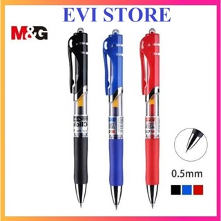 Bút ký gel nước xoay 360 độ M&G K35 ngòi 0.5mm I Ruột G5 thay thế